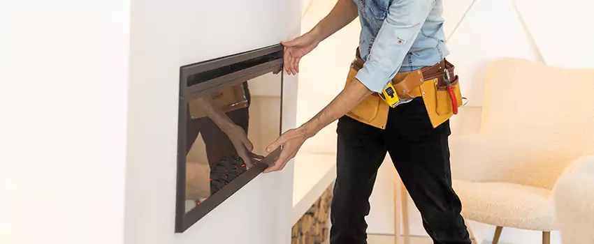 Metal Fireplace Installation in Hays, Kansas