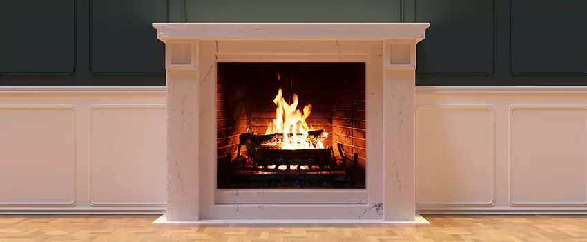 Open Flame Wood-Burning Fireplace Installation Services in Hays, Kansas