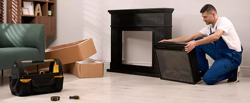 Old Rusted Metal Fireplace Repair And Replacement in Hays, KS